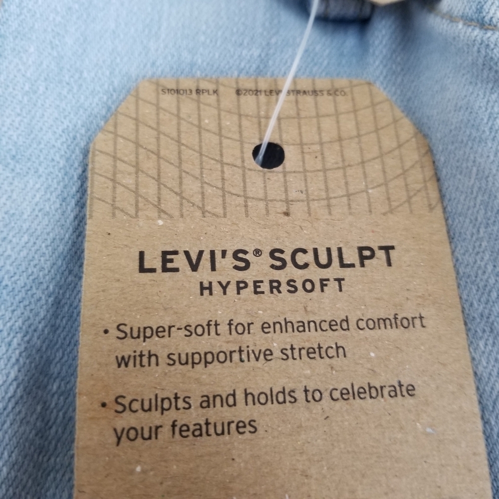 Levi's Sculpt Ultrasoft 711 Skinny Jeans Size 32 NWT - Picture 5 of 8